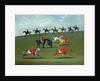 Race Horses exercising in a landscape by James Seymour