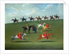 Race Horses exercising in a landscape by James Seymour
