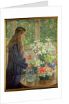 Garden Flowers by Theo van Rysselberghe