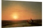 Peasants returning from the fields at sunset by Ivan Konstantinovich Aivazovsky