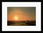 Peasants returning from the fields at sunset by Ivan Konstantinovich Aivazovsky