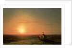 Peasants returning from the fields at sunset by Ivan Konstantinovich Aivazovsky
