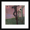 Crucifixion with darkened sun by Egon Schiele