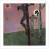 Crucifixion with darkened sun by Egon Schiele
