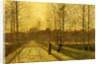 In the Golden Gloaming, 1883 by John Atkinson Grimshaw