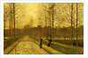 In the Golden Gloaming, 1883 by John Atkinson Grimshaw
