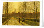 In the Golden Gloaming, 1883 by John Atkinson Grimshaw