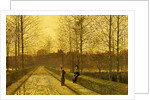 In the Golden Gloaming, 1883 by John Atkinson Grimshaw