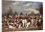 Company of the Second Legion, in the Champ de Mars, Paris, 1836 by Auguste Antoine Masse