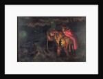 Jack O'Lantern, 1872 by Arthur Hughes