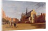 The Groote Market, Haarlem, with the Church of St. Bavo by Gerrit Adriaensz Berckheyde