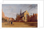 The Groote Market, Haarlem, with the Church of St. Bavo by Gerrit Adriaensz Berckheyde
