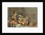 Soldiers playing cards in a guardroom by Gerard ter Borch or Terborch