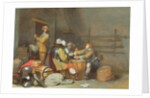 Soldiers playing cards in a guardroom by Gerard ter Borch or Terborch