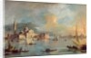 San Giorgio Maggiore, Venice, with the Giudecca and Zitelle by Francesco Guardi