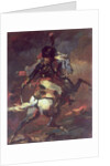 Officer of the Chasseurs charging on horseback by Theodore (attr. to) Gericault