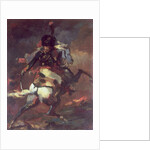 Officer of the Chasseurs charging on horseback by Theodore (attr. to) Gericault