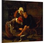 A village doctor tending a peasant's shin by Jan Havicksz Steen