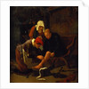 A village doctor tending a peasant's shin by Jan Havicksz Steen
