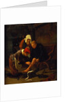 A village doctor tending a peasant's shin by Jan Havicksz Steen