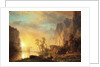 Sunset in the Rockies by Albert Bierstadt