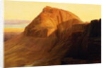 Masada or Sebbeh on the Dead Sea, 1858 by Edward Lear