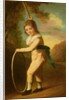 Portrait of Master William Morgan with a hoop and stick by John Hoppner