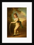 Portrait of Master William Morgan with a hoop and stick by John Hoppner