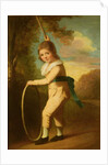 Portrait of Master William Morgan with a hoop and stick by John Hoppner