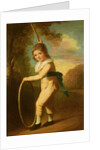 Portrait of Master William Morgan with a hoop and stick by John Hoppner
