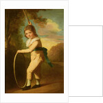 Portrait of Master William Morgan with a hoop and stick by John Hoppner