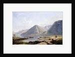 View of Lake Geneva with the Town of Villeneuve, 1836 by Francis Danby