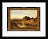 Sunset, 1860 by John Linnell