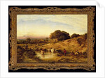 Sunset, 1860 by John Linnell