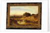 Sunset, 1860 by John Linnell