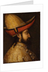 Portrait of John VIII Paleologus by Gentile (school of) Bellini