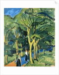 Waldstrasse, c.1910 by Ernst Ludwig Kirchner
