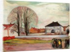 House in Aasgaardstrand, 1905 by Edvard Munch