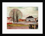 House in Aasgaardstrand, 1905 by Edvard Munch