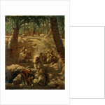 Berbers at an Oasis Well by Alphonse Etienne Dinet