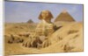Excavation of the Sphinx, 1887 by Ernest Carl Eugen Koerner