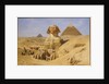 Excavation of the Sphinx, 1887 by Ernest Carl Eugen Koerner
