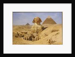 Excavation of the Sphinx, 1887 by Ernest Carl Eugen Koerner