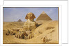Excavation of the Sphinx, 1887 by Ernest Carl Eugen Koerner