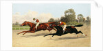 The Great ,000 Match - Entering the Last Furlong by Henry Stull