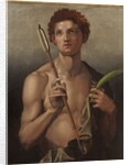 Saint Sebastian with an arrow in his right hand and the martyr's palm in his left by Andrea del Sarto