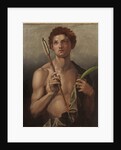Saint Sebastian with an arrow in his right hand and the martyr's palm in his left by Andrea del Sarto