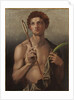 Saint Sebastian with an arrow in his right hand and the martyr's palm in his left by Andrea del Sarto
