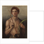 Saint Sebastian with an arrow in his right hand and the martyr's palm in his left by Andrea del Sarto