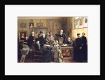 The Estate Auction, 1903 by Carl Johann Spielter